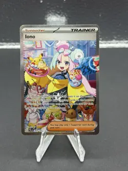 Pokemon - Iono Holo Special Illustration Rare SV02: Paldea Evolved 269/193 NM - Image 1