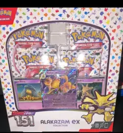 Pokemon TCG Scarlet and Violet 151 Booster Box Alakazam EX Collection Sealed - Image 2