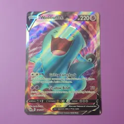 Pokemon Wobbuffet V 191/202 Sword & Shield Ultra Rare Full Art Holo English - Image 3