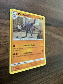 Holo Machamp 13/18 Rare Detective Pikachu LP - Image 3