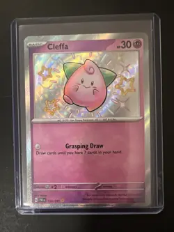 Pokemon TCG- Cleffa- Paldean Fates- SHINY RARE- 150/091 - Image 1