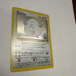 Pokemon Chansey 3/130 Base Set 2 Holo Rare NM Condition WOTC Vintage - Image 4