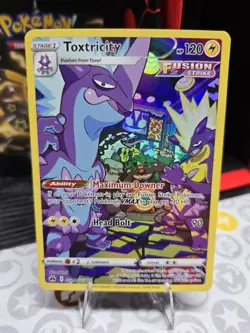 Pokemon TCG Sword and Shield Crown Zenith Toxtricity GG09/GG70 - NM - Image 1