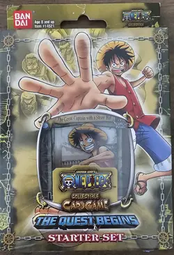 2005 Bandai Vintage One Piece CCG The Quest Begins Sealed Starter Deck English - Image 1