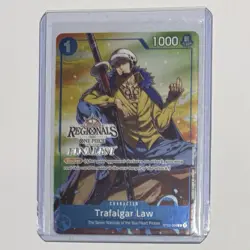 One Piece TCG Trafalgar Law ST03-008 Foil Regionals 2024 Finalist Mint - Image 1