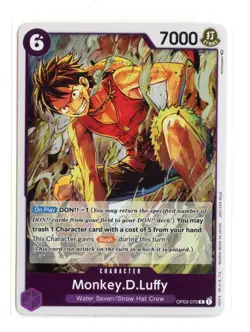 Monkey.D.Luffy (Dash Pack) OP03-070 R Foil One Piece Kingdoms of Intrigue Eng LP - Image 1