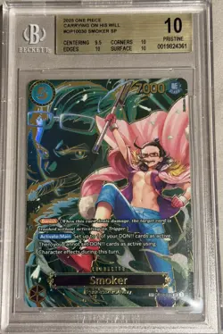 2025 ONE PIECE OP13-CARRYING ON HIS WILL SPECIAL ALTERNATE ART SMOKER PSA 10 - Image 1