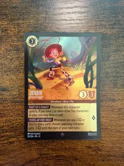 Disney Lorcana TCG Jessie Lively Cowgirl 20/204 Foil - Image 1