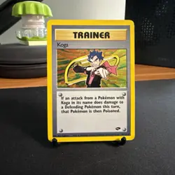 Pokemon TCG Koga Gym Challenge Holo Rare Trainer 19/132 Unlimited English Card - Image 1