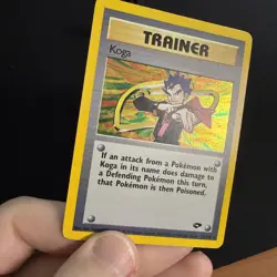 Pokemon TCG Koga Gym Challenge Holo Rare Trainer 19/132 Unlimited English Card - Image 5