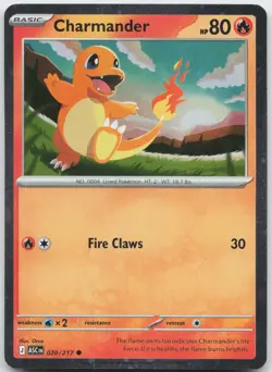 Charmander (Cosmos Holo) 020/217 Holo Miscellaneous Cards & Products Pokemon NM - Image 1