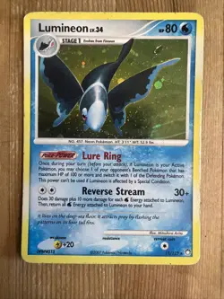 Lumineon 11/123 HOLO Mysterious Treasures Pokemon Card HP - Image 1