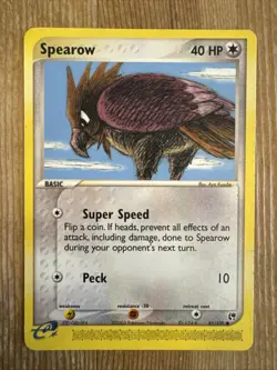 Spearow 81/100 2003 EX Sandstorm Pokemon Card Nintendo e-Series Common - MP - Image 1
