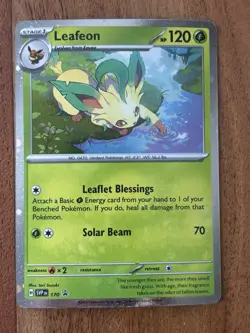 Pokemon Leafeon - 170 (Cosmos Holo) Black Star Promo 170 Card NM - Image 1