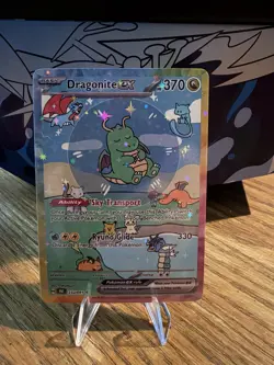 BUBBLE SHINY DRAGONITE EX POKEMON CARD - * FAN ART * MEW FRIENDS - Image 1