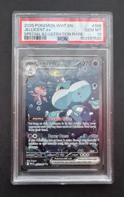 *PSA 10* Jellicent ex 168/086 - White Flare - Special Illustration Rare SIR Card - Image 1