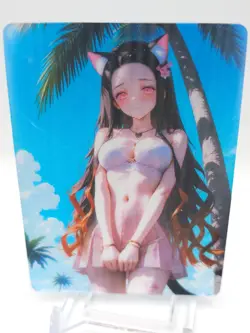 Femme Fatale 2 - Anime Waifu Lenticular Trading Card - Nezuko Kamado - Image 2