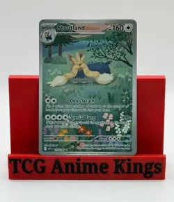 Pokemon TCG Stoutland 156/086 SV White Flare Holo Card - Image 1
