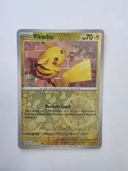 Pikachu 051/162 - Temporal Forces - Reverse Holo Pokemon Card - Near Mint (NM) - Image 1