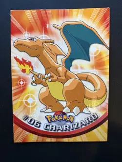 Charizard #06 Topps Series - Pokemon Card - Red/Pink label - NM - Image 1