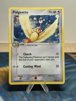 Pidgeotto 45/112 Ex FireRed LeafGreen Reverse Holo Stamped Era Pokemon Card DMG - Image 1