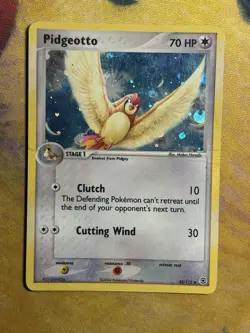 Pidgeotto 45/112 Ex FireRed LeafGreen Reverse Holo Stamped Era Pokemon Card DMG - Image 2