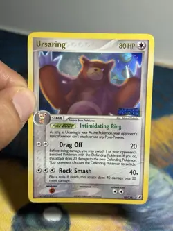 Ursaring 18/115 Ex Unseen Forces Reverse Holo Rare Stamped Pokemon Card HP DMG - Image 3