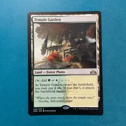 MTG NM: Temple Garden - Guilds of Ravnica (GRN), Regular, English - Image 1