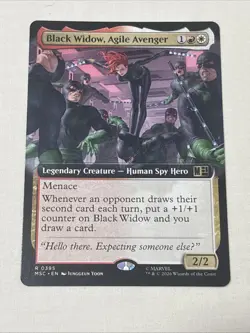 Black Widow, Agile Avenger (Extended Art) Commander: Marvel Super Heroes Regular - Image 4