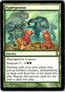 Hypergenesis 201 Rare Time Spiral Magic: The Gathering Near Mint - Image 1