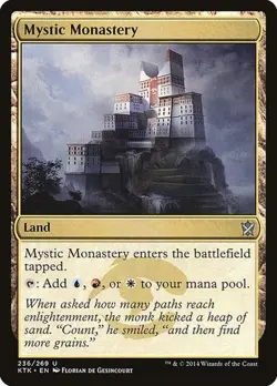 Mystic Monastery - Foil Khans of Tarkir MP MTG - Image 1