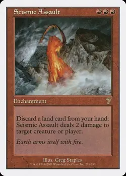 2x Seismic Assault 7th Edition MP MTG - Image 1