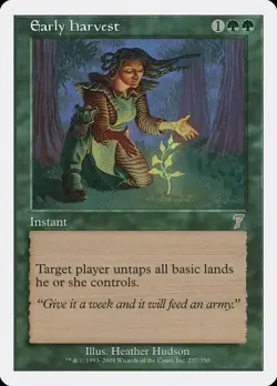 Early Harvest 7th Edition MP MTG - Image 1