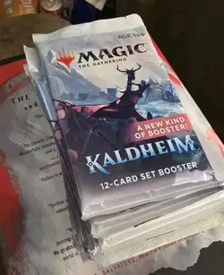 MTG Kaldheim Set Booster Pack Lot (12 Packs Total) Brand New Sealed Authentic - Image 2