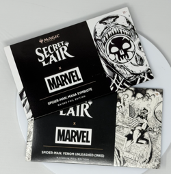 MTG Secret Lair X Spider-Man: Mana Symbiote + Venom (INKS) - Rainbow Foil - Image 1