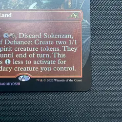 Sokenzan, Crucible of Defiance (Extended Art) Kamigawa: Neon Dynasty Foil - Image 4