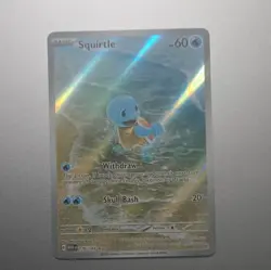 Pokemon Company Squirtle 170/165 Sv 151 Illustration Rare Full Art Holo English - Image 1