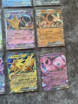 Pokemon 151 - Complete EX Card Bundle Set - All 12 Double Rare TCG English Cards - Image 5