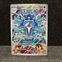 Pokemon TCG Palafin Obsidian Flames Holo Illustration Rare Full Art Card 200/197 - Image 1