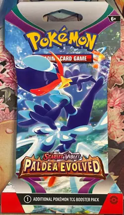 Paldea Evolved Sleeved Booster Pack - 1x NEW English Factory Sealed Pokemon 2023 - Image 2