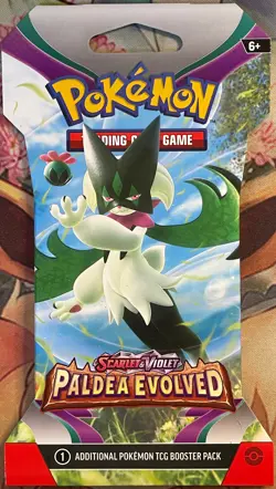 Paldea Evolved Sleeved Booster Pack - 1x NEW English Factory Sealed Pokemon 2023 - Image 5
