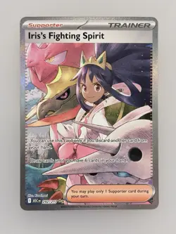 Pokemon TCG Ascended Heroes 292/217 Iris's Fighting Spirit SIR - Image 1