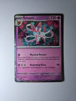 Sylveon - (Cosmos Holo) Promo Holo SVP 172 NM Pokemon Prismatic Evolutions - Image 1