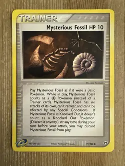 Mysterious Fossil - 91/100 - Common NM, English Pokemon EX Sandstorm - Image 1