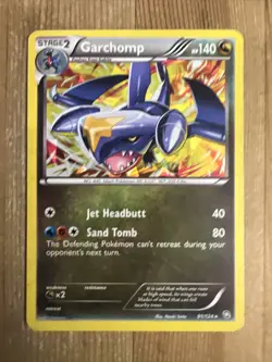Pokemon TCG Garchomp Dragons Exalted 91/124 Exclusive Cracked Ice Holo HP - Image 1
