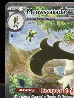 Meowscarada ex #256/193 SV02: Paldea Evolved Pokemon - Image 3