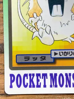 Pokemon Carddass Card Raticate File No.20 Bandai Pocket Monsters 1997 Japan - Image 5