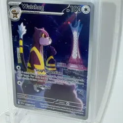 POKEMON TCG WATCHOG 097/086 CHAOS RISING IR ILLUSTRATION RARE HOLO (2G) - Image 3