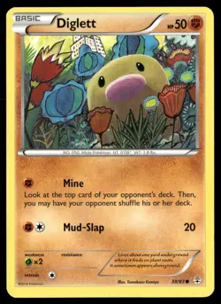 Diglett 38/83 Common Generations Pokemon Lightly Played - Image 1