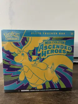 Pokemon Mega Evolution Ascended Heroes Elite Trainer Box ETB Factory Sealed - Image 1